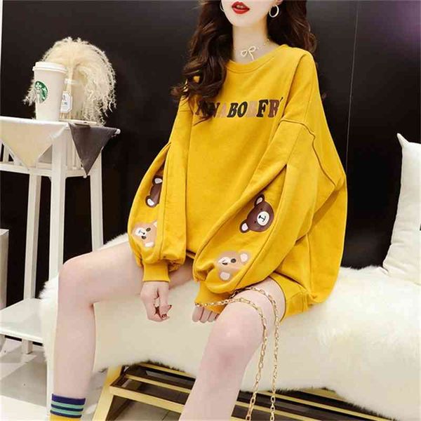 

new 2021 round neck pullover for women's spring, Black