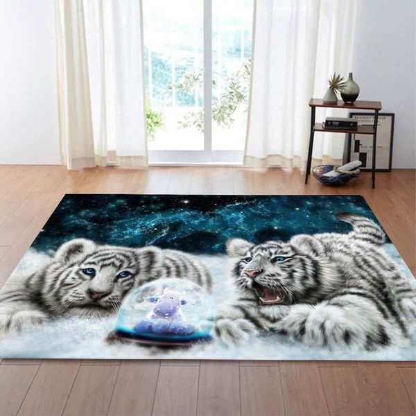 

carpets lovely tiger carpet decoration rug vintage, area rugs for living room bedroom, home animal mat