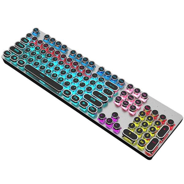 

game mechanical keyboard steampunk internet cafe gaming 104 keys keyboards