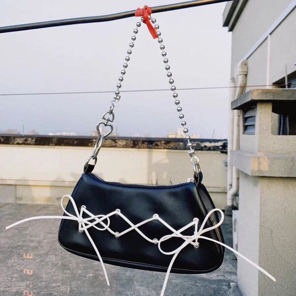 

elegant bowknot women purse handbags vintage ladies chain crossbody bag fashion design cool girls small shoulder underarm bags l