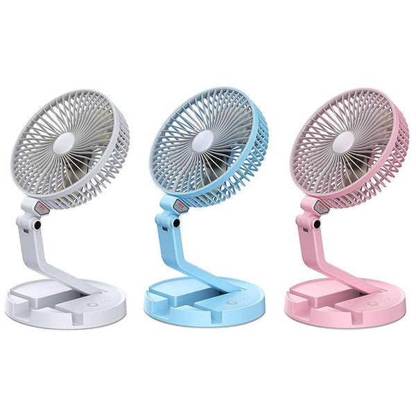

mini folding fan table lamp phone holder portable desk wall-mounted cooling electirc 3 speed adjustable electric fans