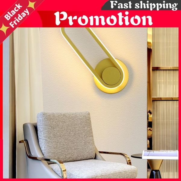 

wall lamps modern minimalist bedroom bedside led lamp simple creative living room el aisle rotatable light