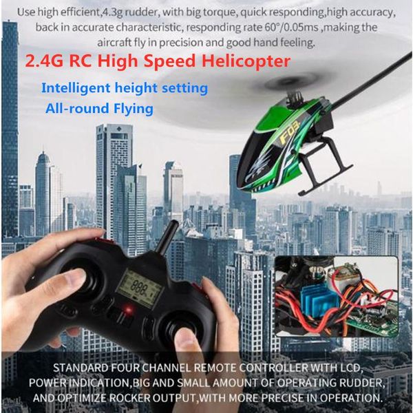 

2.4g alloy remote control helicopter with air pressure hover fixed height fall resistant rc high powr motor aircraft drones