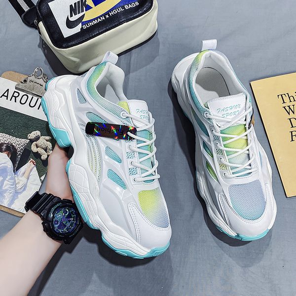 

fashion men women running shoes black white nave blue green yellow -31 comfortable breathable mens trainers sports sneakers outdoor size 39-