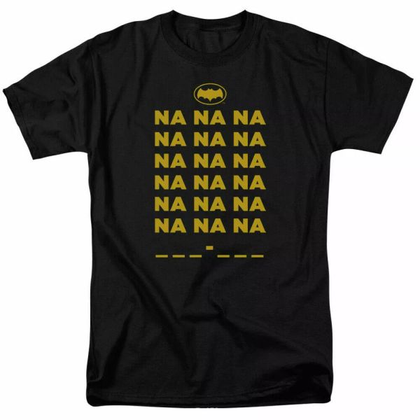 

Classic Batman Na Na Na T Shirt Mens Licensed Classic TV Merchandise Black, White;black