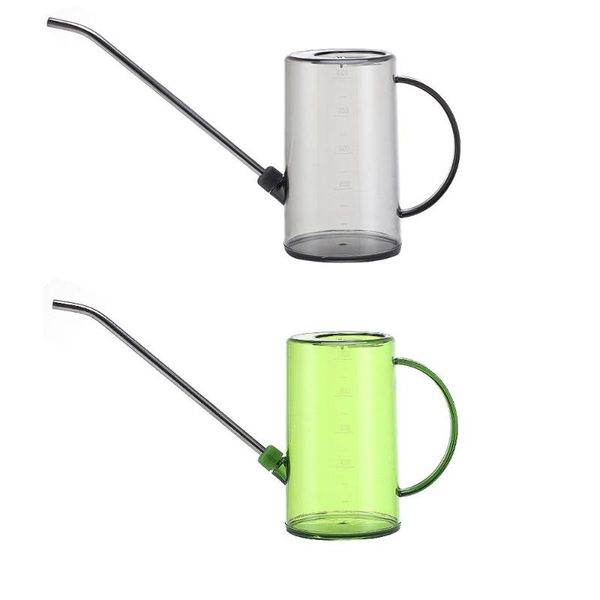 

watering equipments 1l garden supplies kettle stainless steel long mouth can flower sprinkler indoor outdoor gardening accessories