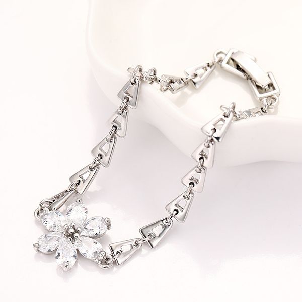 

zircon micro inlaid crafts students versatile bracelet creative jewelry, Black