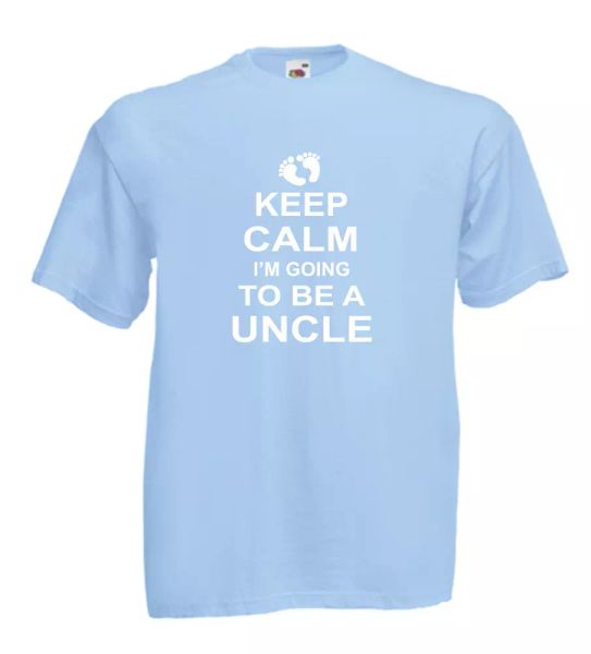 

keep calm uncle mens dads family funny birthday xmas gift t shirt, White;black