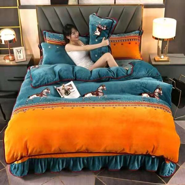 

2021 winter milk baby flannel four piece gift set