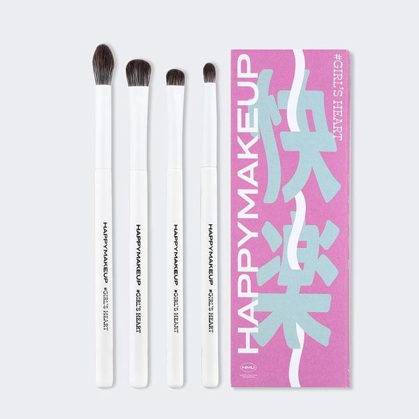

makeup brushes 4pcs set pro eye beauty make up kit with box concealer smudge eyeshadow detail brush cosmetic tools
