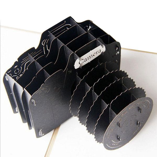 

greeting cards 3d up card slr cameras happy birthday valentine easter thank you