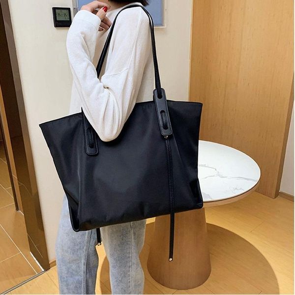 

european and american ladies shoulder bag trend oxford buttote casual large-capacity portable women's bags