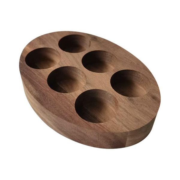 

storage bottles & jars 1pc wooden essential oil bottle box multi-slot display