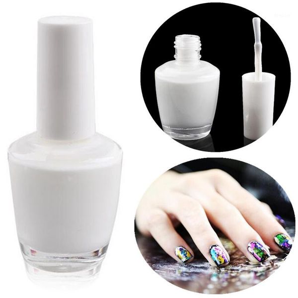 

15ml white professional galaxy star nail art glue for foil sticker transfer uv gel polish decoration manicure tool1, Red;pink