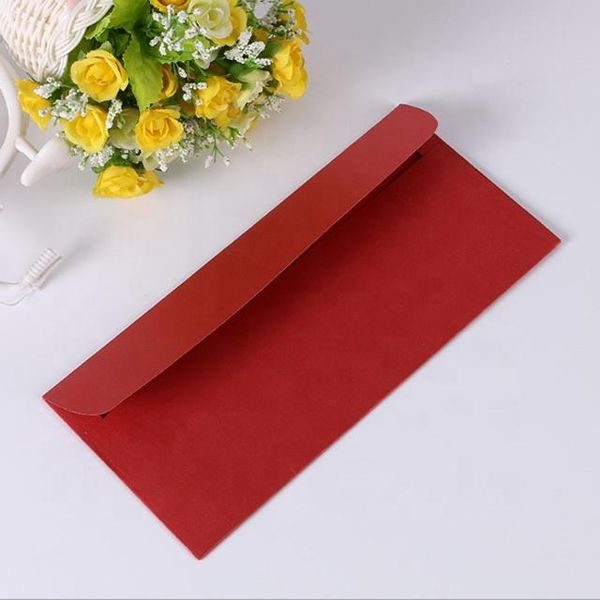 

customized thicken chinese year red design pocket envelope for holiday invitation packing bags