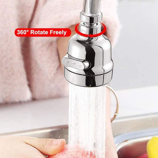 

kitchen faucets 360Â° rotatable faucet sprayer head replacement anti-splash tap shower water saving purifier tool