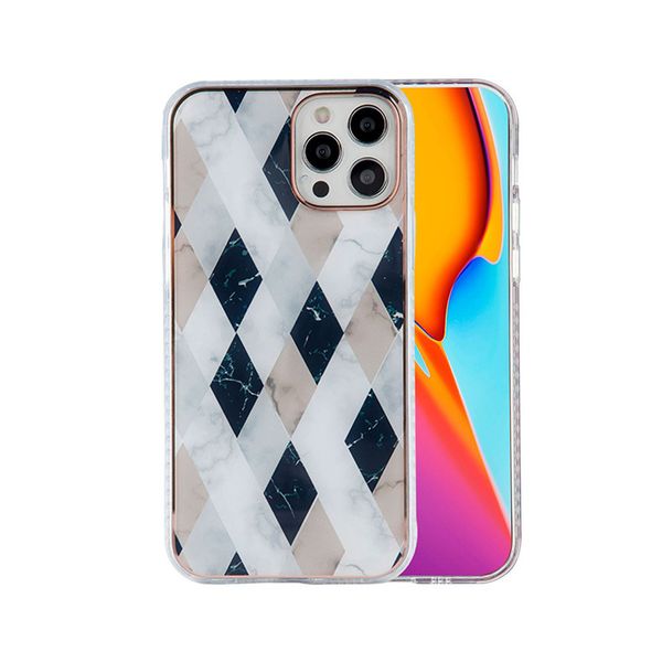 

iphone geometric check luxury case, iphone 12 11 pro max x xr xs max 7 8 plus marble back cover