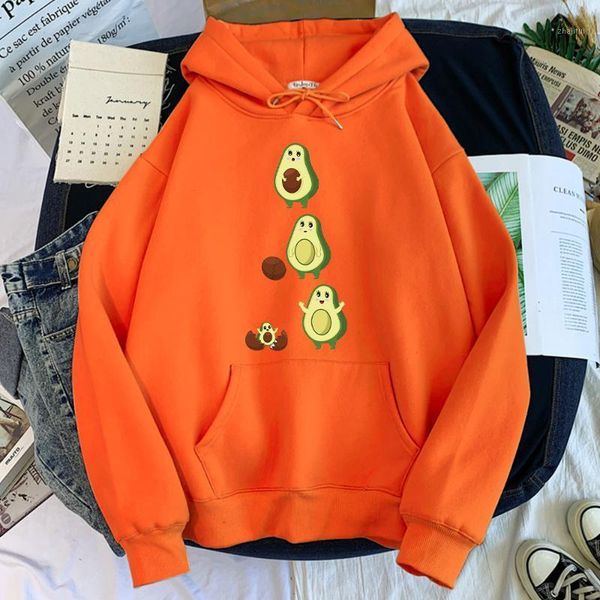 

men's hoodies & sweatshirts cute avocado kawaii hatch hoodie male hip hop street fleece tracksuit for men oversized warm pullov, Black