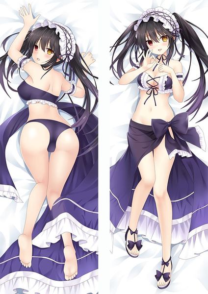 

pillow case anime date a live covers tokisaki kurumi dakimakura girls 3d double-sided bedding hugging body pillowcase 02