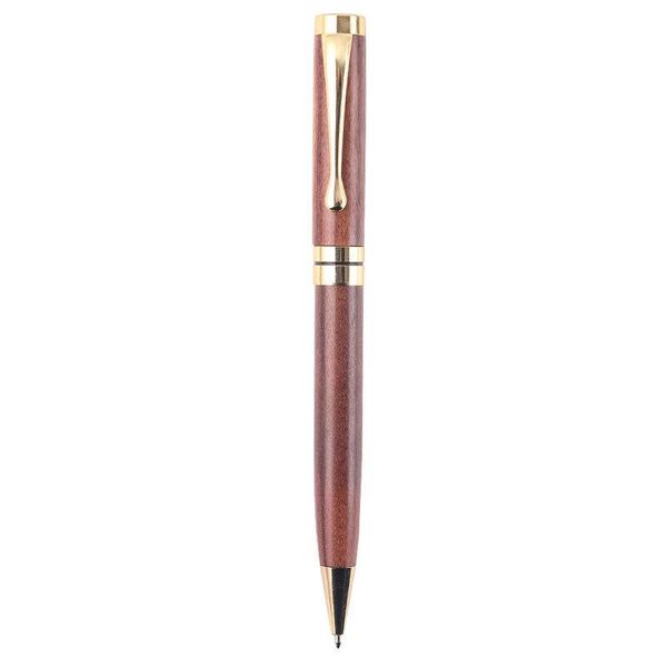 

ballpoint pens luxury ball point pen wooden rotating office school stationery supplies signature calligraphy writing, Blue;orange