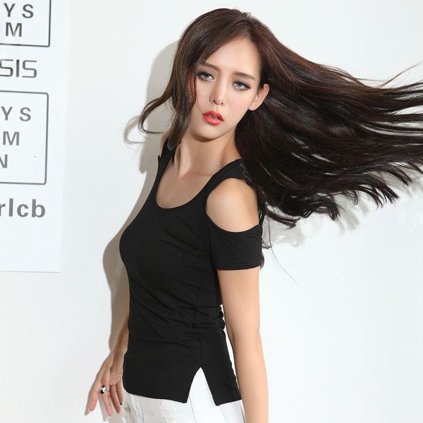 

T-shirt Summer new women's short sleeve T-shirt Korean versatile student sexy lace top female fashion, White