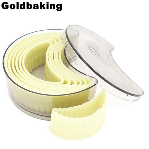 

baking moulds 7 pieces moon shaped cookie mould set nylon biscuit cutter