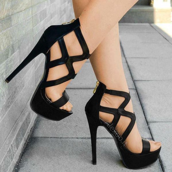 

moraima snc 2021 black platform super high with roman women's sandals classics large size