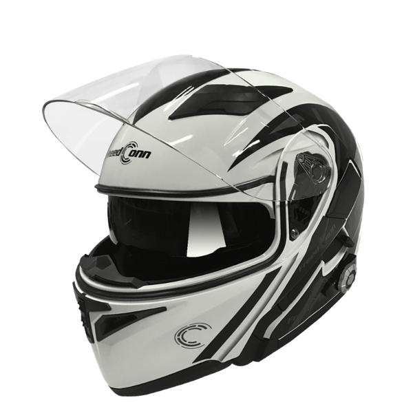

motorcycle helmets conn bm2-e full face blutooth helmet wireless 1500 meters 8 riders group intercom support fm radio