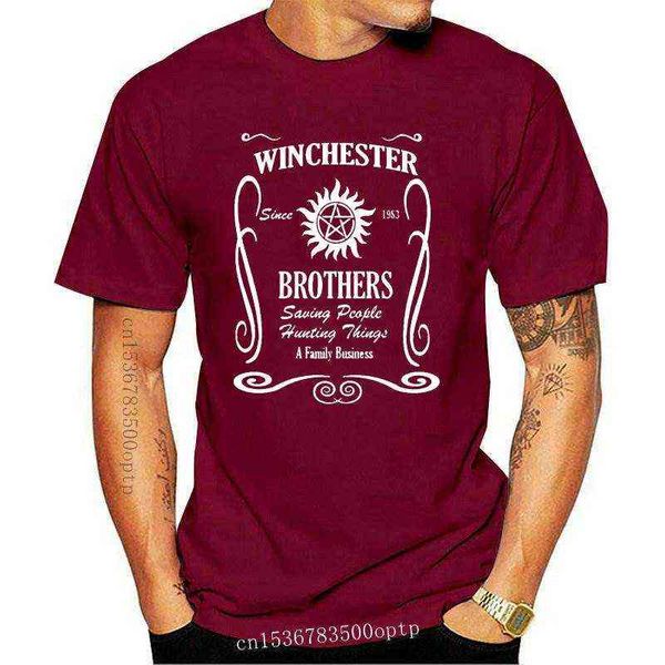 Nuova T-SHIRT SUPERNATURAL WINCHESTER BROTHERS T-SHIRT DIVERTENTE T-SHIRT TAGLIE S-XXL SN2 G1217