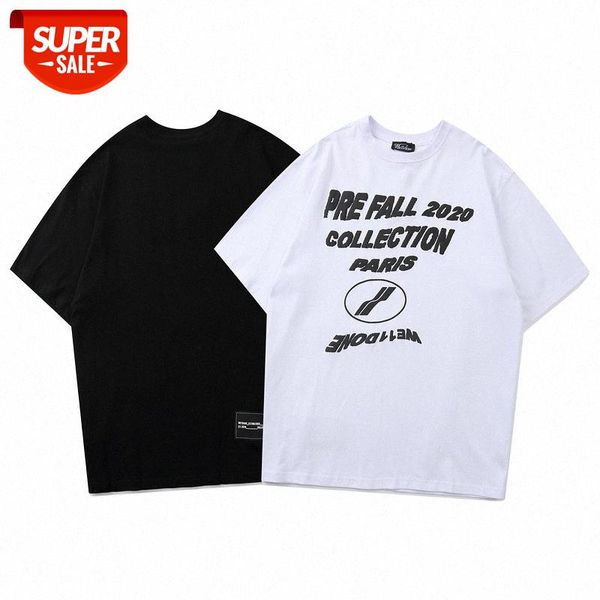 

quality we11 multi-letter printing loose casual short sleeves #xx6f, White;black