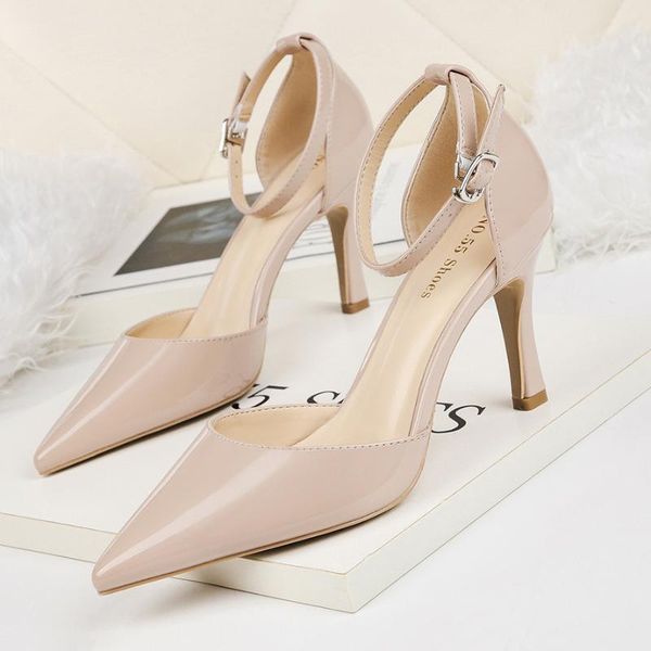 

dress shoes mary jane fetish high heels office women luxury elegant for woman extreme buty damskie, Black