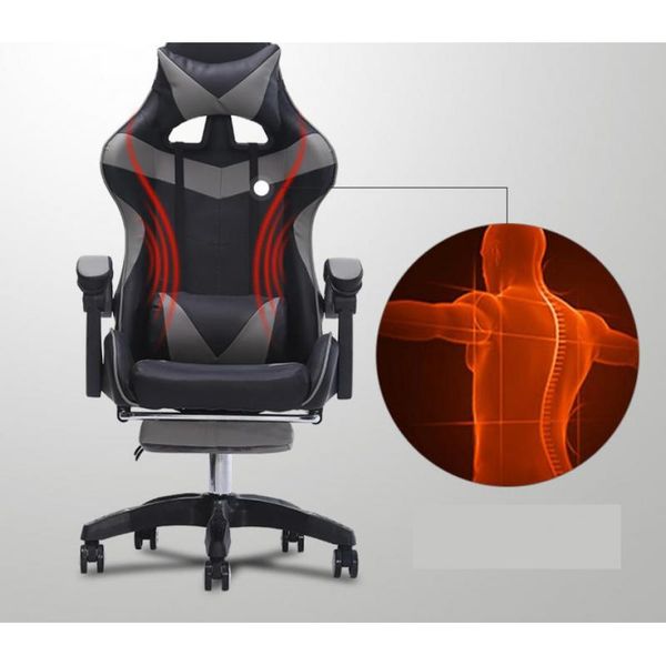 

high-quality leather office chair esports gaming internet cafes wcg computer comfortable lying household living room furniture