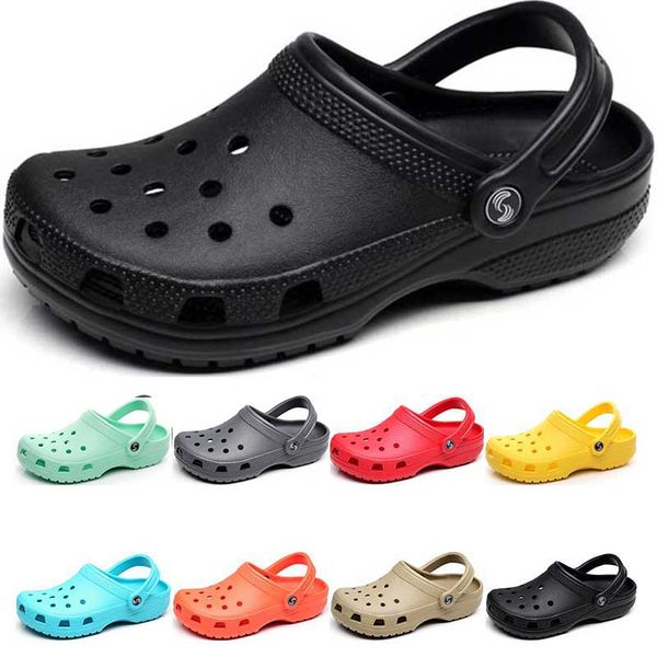 

395 hotsale fashion Sandals Slip On Casual Beach Waterproof Shoes men Classic Nursing Clogs Hospital Women Slippers Work Medical, 2 36-41