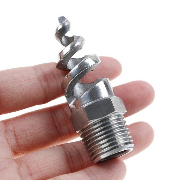 

watering equipments 1" 1/2" stainless mist sprinkle full cone spiral jet nozzle r for garden and lawn irrigation