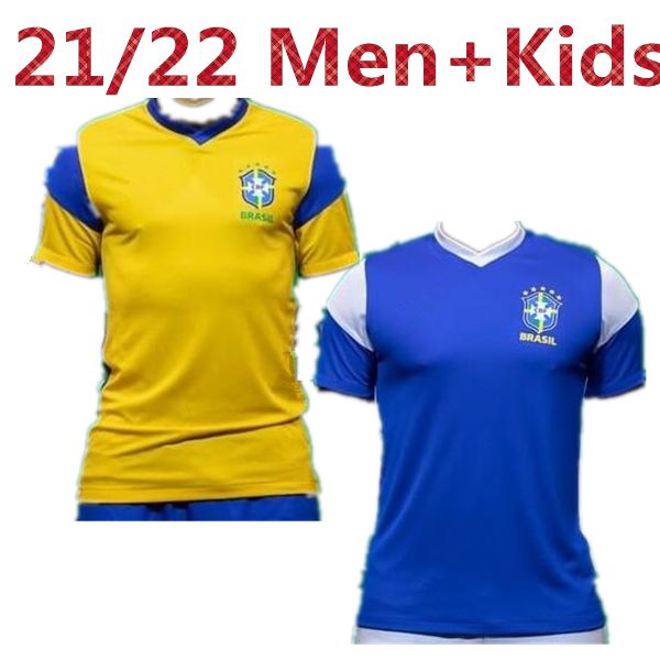 

2122 brasil neres coutinho soccer jersey men women 2021 camiseta de futebol brazils g.jesus firmino players + fans football shirt, Black;yellow