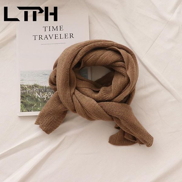 

special offer limited sale korean fashion vintage art autumn winter warm women scarf solid all-match knitted long scarves, Blue;gray
