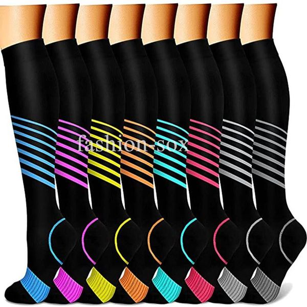 

men's socks compression fit for training running workout recovery travel cycling outdoor men women sports, Black