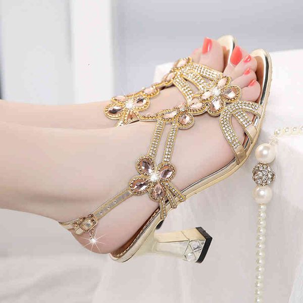 

sandals genuine leather glitter toe-open sandals, high heels, gladiator party shoes, wedding summer strass. xnz6, Black