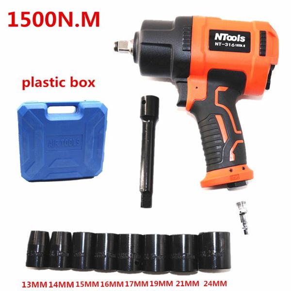 

pneumatic tools 1/2 air wrench large torque impact car repairing auto spanners