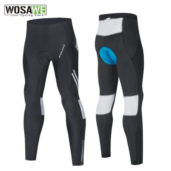 

mens's cycling pants with 5d gel pad tights mtb bike long downhill bicycle riding sports trousers racing, Black;blue