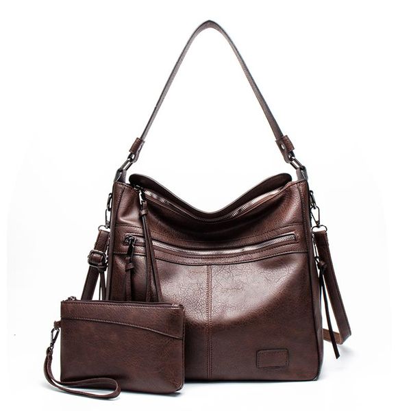 

evening bags winter women handbags female designer shoulder for travel weekend feminine bolsas leather large messenger bag with purse
