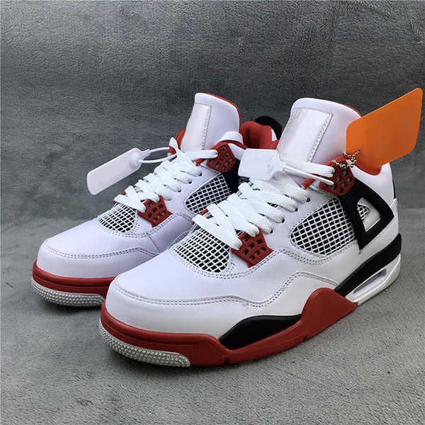 

fire red jumpman 4 4s fashion shoe mens basketball shoesjkcfn3bn
