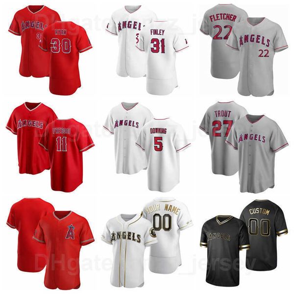 

baseball 11 jim fregosi jersey 30 nolan ryan 31 chuck finley 5 brian downing 15 tim salmon pullover team cooperstown stitched red white blac, Blue;black