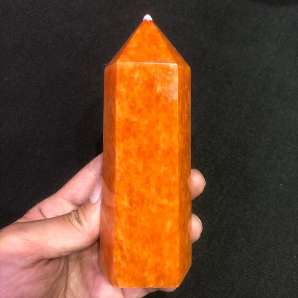 

decorative objects & figurines natural crystals quartz sunstone tower point energy reiki stones home office aquarium decoration accessories