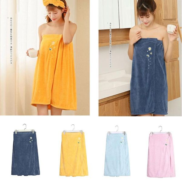

towel soft quick drying water uptake woman shower bath skirt sauna bathrobe