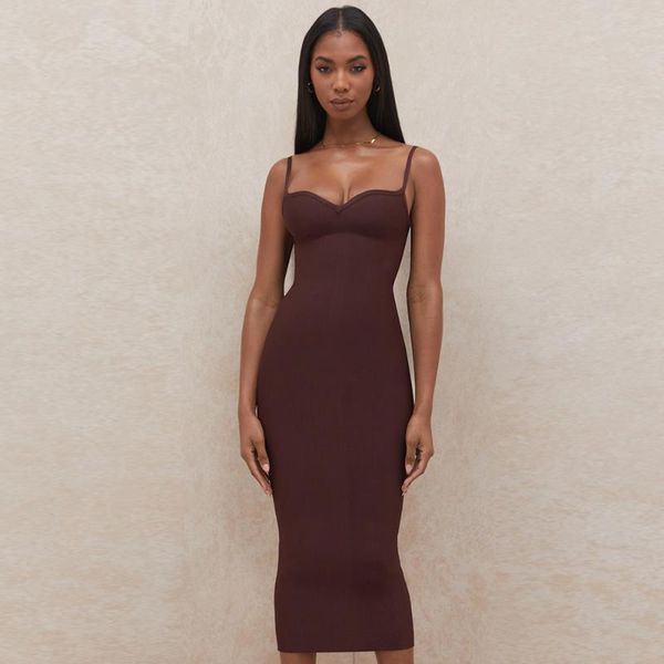 

arrival sleeveless backless spaghetti strap female high waist sheath club solid dresses for woman casual, Black;gray