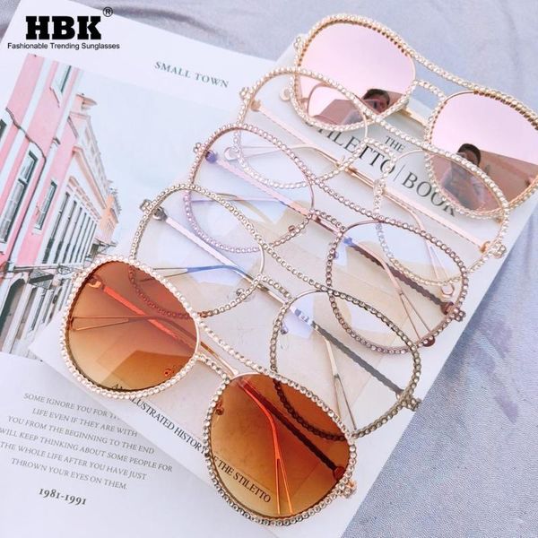 

sunglasses 2021 gold rhinestone cat eye for women brand designer crystal shades sun glasses men vintage metal pink mirror uv400, White;black