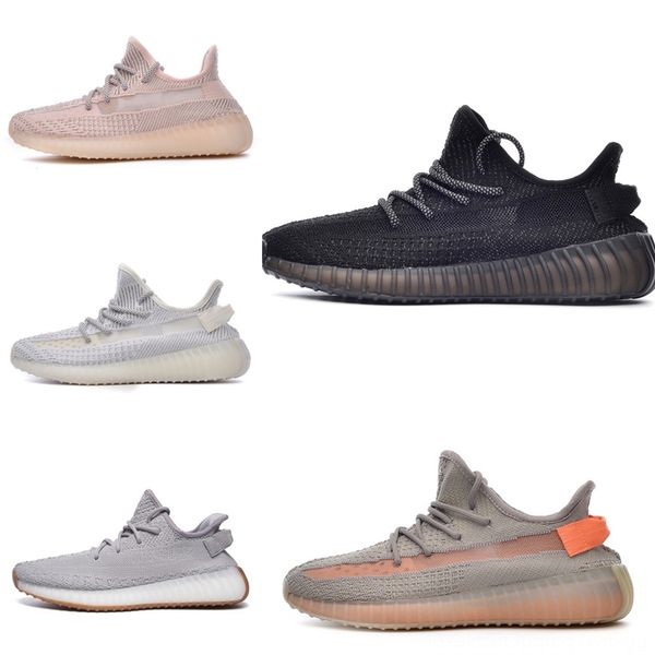 

zms5s triple knit men 350 cny shoe shoes 350 orca multi-color run pure platinu white dusty cactus midnight navy running, Black