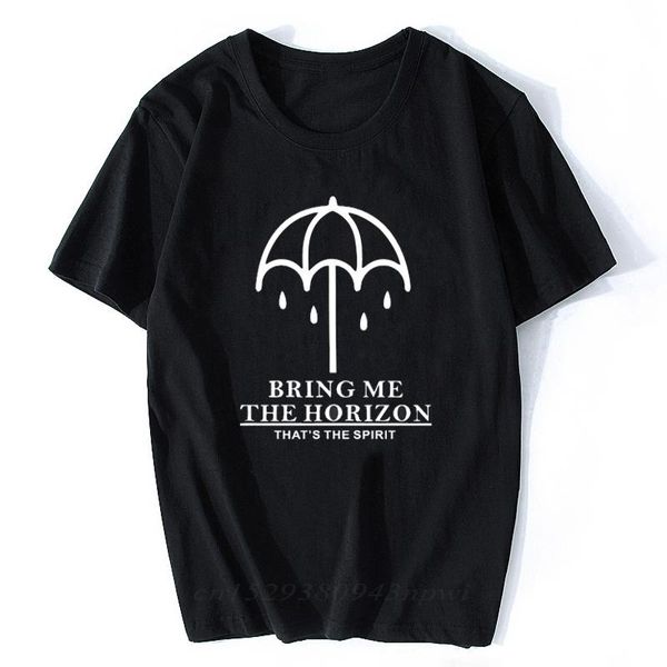 

men's t-shirts bring me the horizon can you feel my heart men t shirts digital printed combed cotton tees homme customized harajuku, White;black