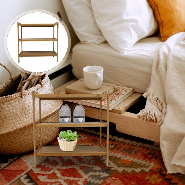 

clothing & wardrobe storage 1pc multi-layer bamboo shoe stand household rack durable